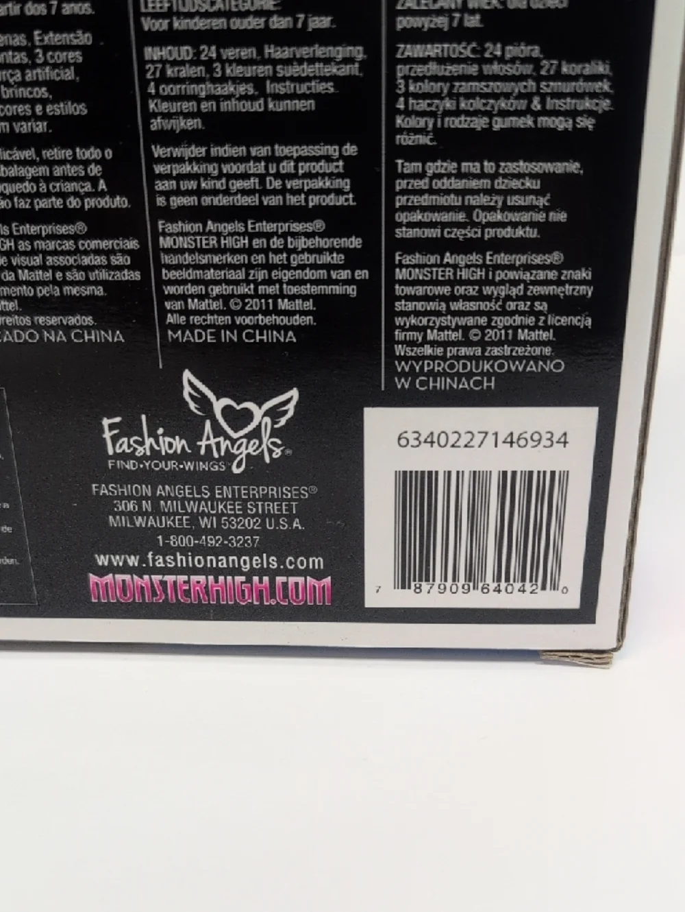 Monster High Freaky Feather Accessory Kit New